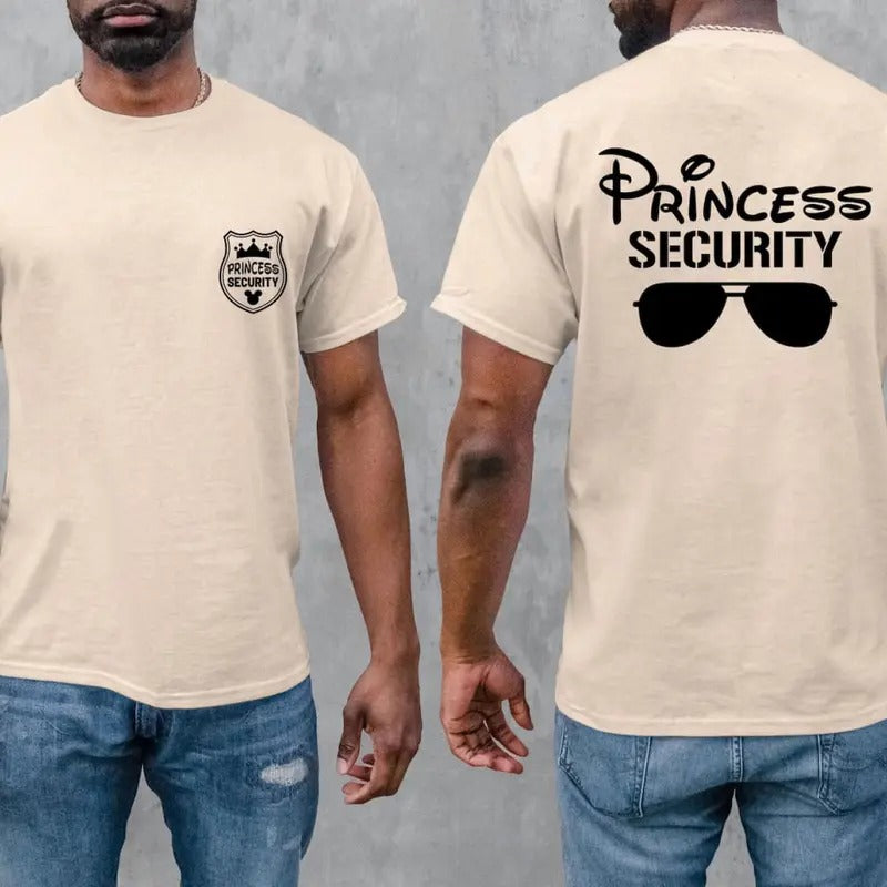 Princess Security Tee Shirt, Funny Dad T-Shirt, Dad Life Sweatshirt, Boyfriend Shirt, Gift For Father's Day, Boyfriend...