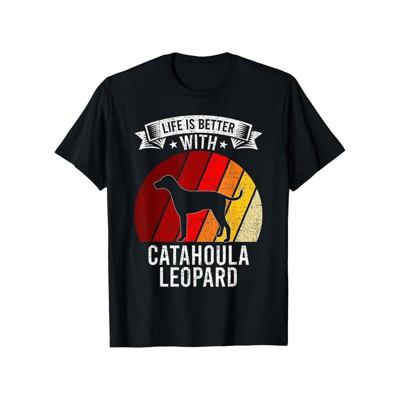 Print Leopard Dog Lover's T-Shirt