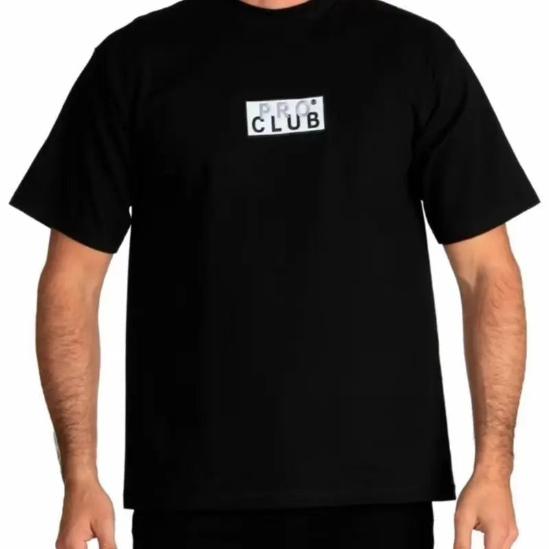 Pro Club Heavyweight Short Sleeve Embroidered Box Logo Tee Classic Shirt Top Casualstyle{n002}2 Hoodie, Sweatshirt