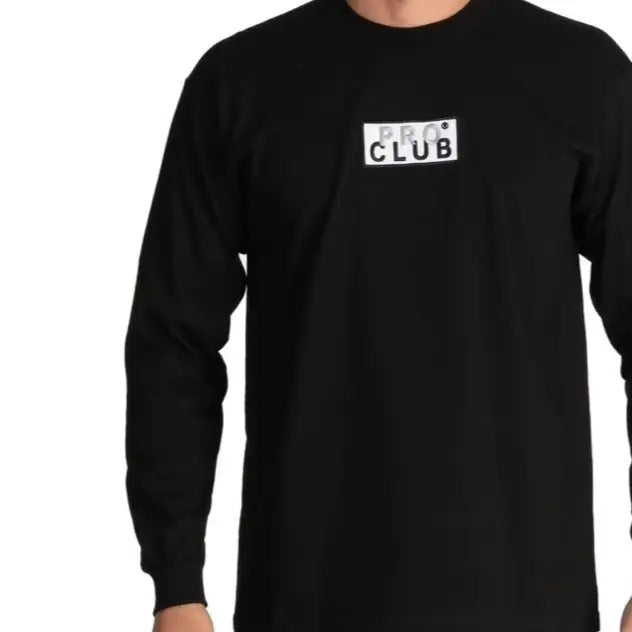 Pro Club Long Sleeve - Embroidered Box Logo Heavyweight - add to your cart - buy now T-Shirts, Hoodie, Sweatshirt