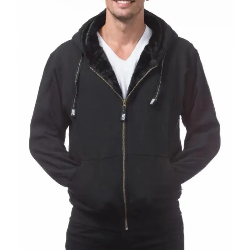 Pro Club Men's Heavyweight Pile Full Zip Hoodie for Sweatshirt and Hoodie Fans - Menswear, Sweatshirts T-Shirts