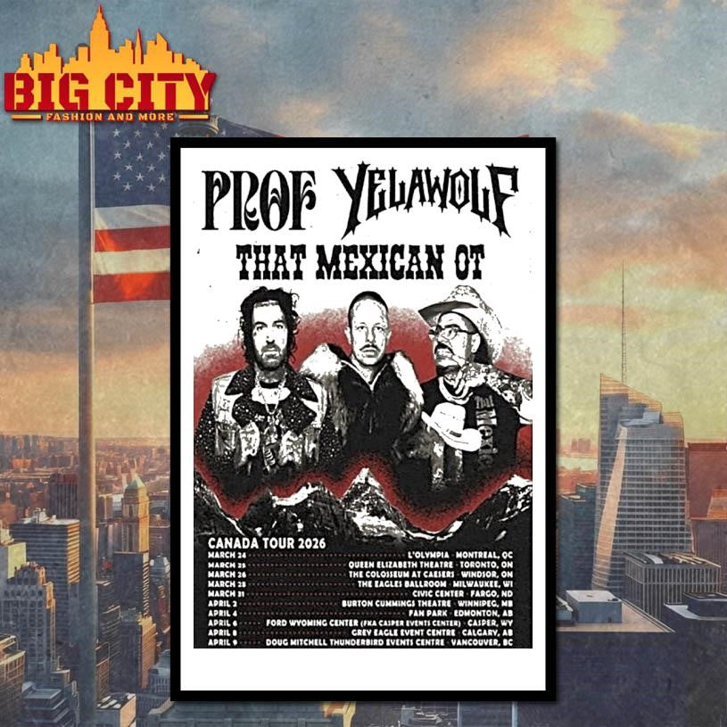 Prof With Yelawolf That Mexican Ot Canada Tour 2026 Shirt