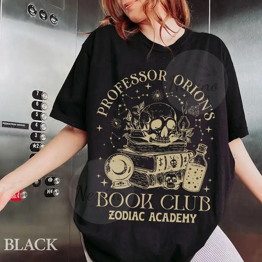 Professor Orions Book Club Zodiac Academy Merch Shirt, Gift for Book Lover, Fantasy Reader, Bookworm Merch, Gift for Her...