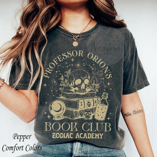 Professor Orions Book Club Zodiac Academy Merch Shirt, Gift for Book Lover, Fantasy Reader, Bookworm Merch, Gift for Her,...