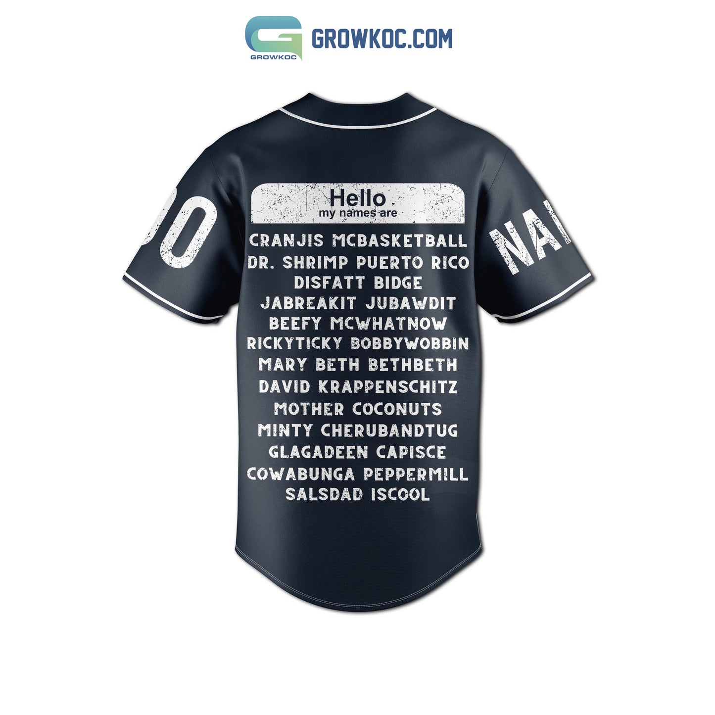 Property Of Cranjis 2023 McBasketball Personalized Baseball Jersey