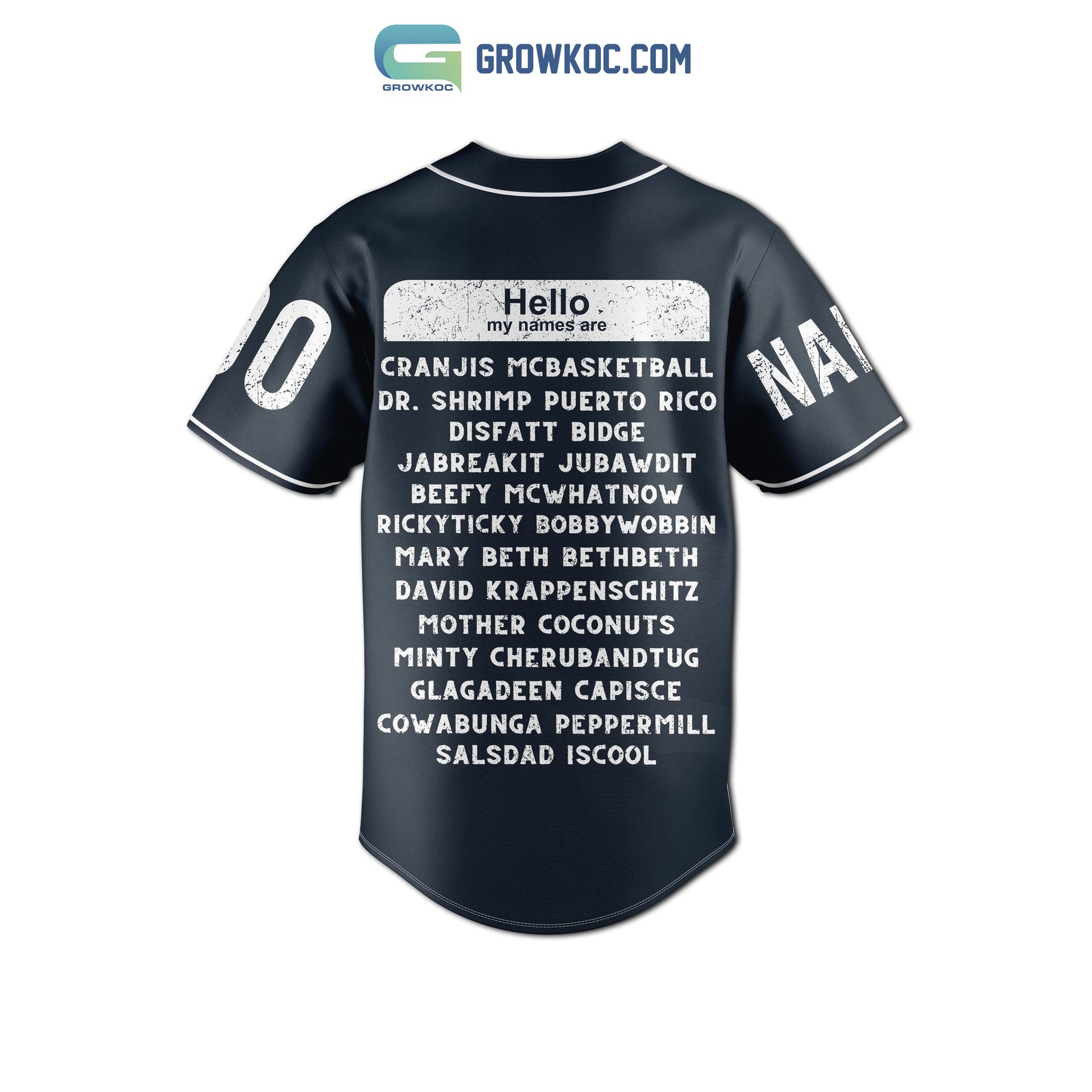 Property Of Cranjis 2023 McBasketball Personalized Baseball Jersey
