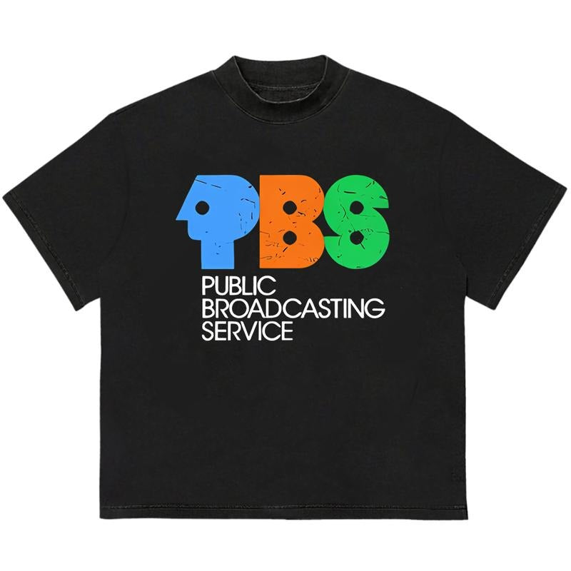 Public Broadcasting Service PBS T-Shirt Retro Graphic Trendy Gift for Him Hoodie, Sweatshirt | WearSparks.com