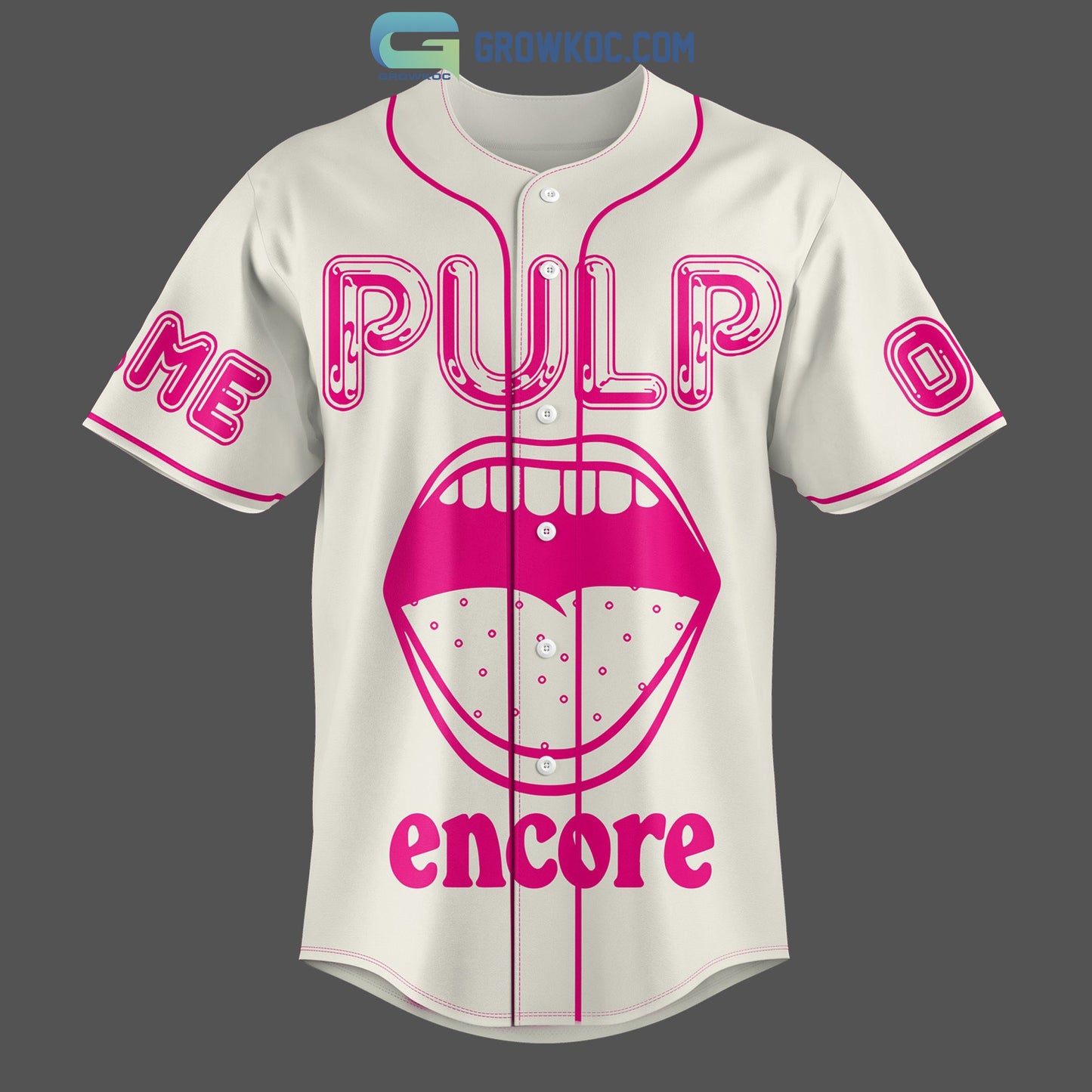 Pulp Encore This Is What We Do For An Encore Personalized White Design Baseball Jersey