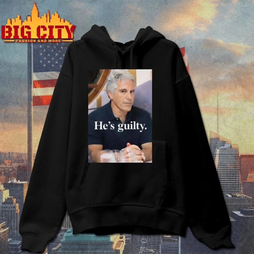 Pump Wearing He’s Guilty Island shirt