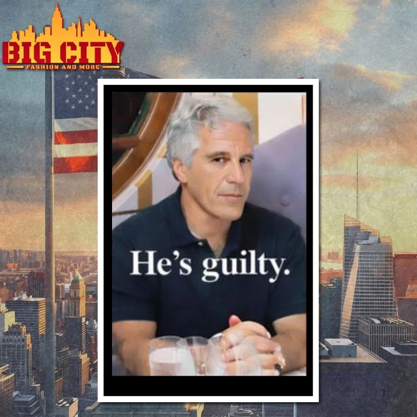 Pump Wearing He’s Guilty Island shirt