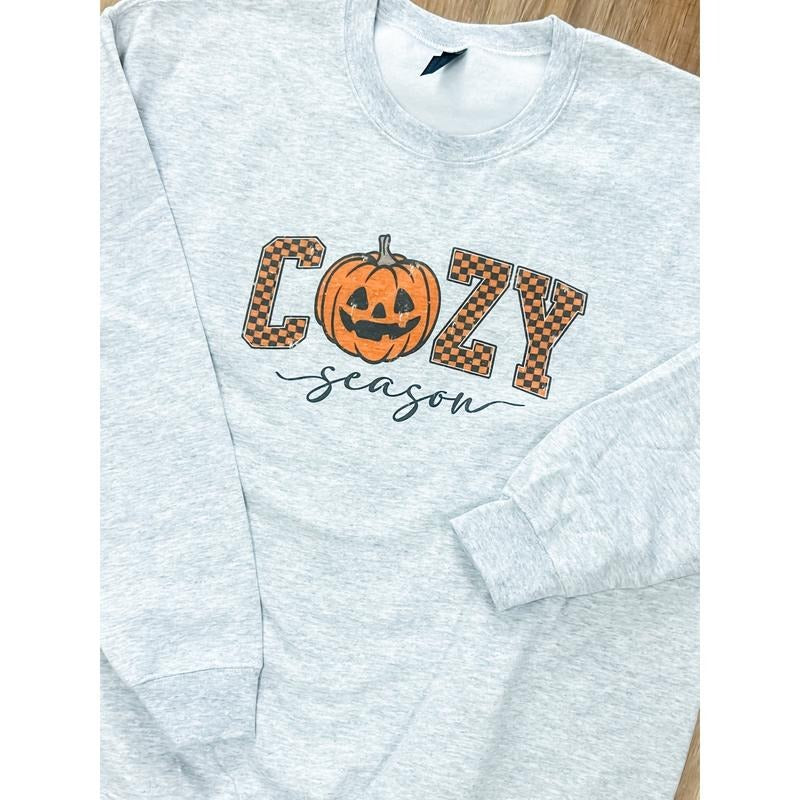 Pumpkin Cozy Season Graphic Top T-Shirts, Hoodie, Sweatshirt | WearSparks.com