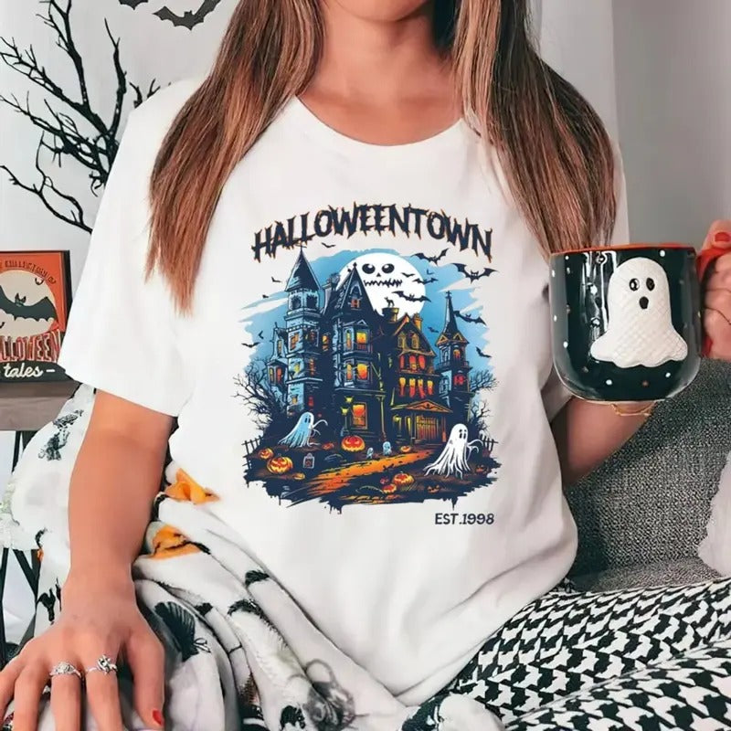 Pumpkin Halloweentown Shirt, Halloween Shirt, Halloween Town Est 1998 Shirt, Halloweentown Shirt, Halloweentown Est 1998...