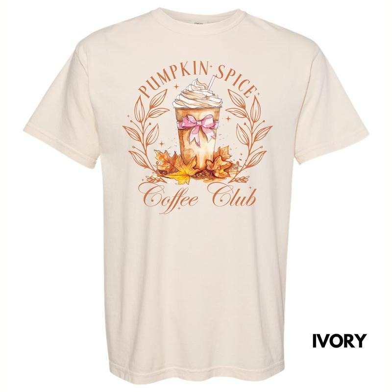 Pumpkin Spice Coffee Club Comfort Colors T-Shirt 'NLB' Hoodie, Sweatshirt | WearSparks.com
