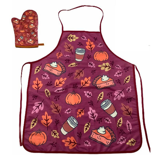 Pumpkin Spice Funny Fall Autumn Coffee Pumpkin Pie Thanksgiving Kitchen Accessories Funny Graphic Kitchenwear...