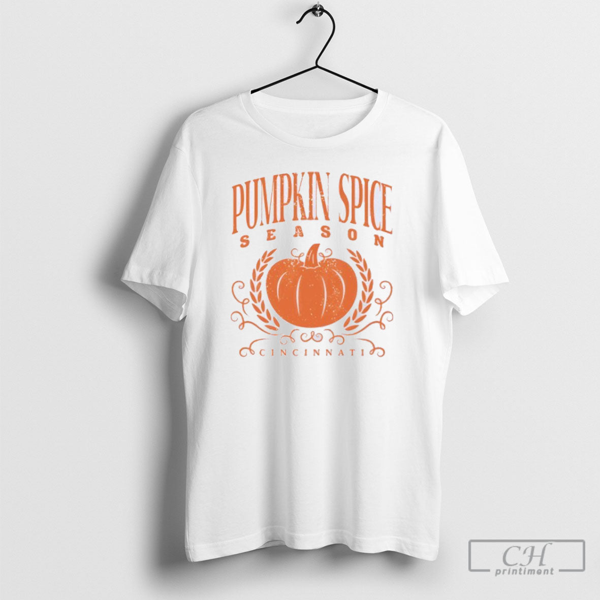 Pumpkin Spice Season Cincinnati Halloween Shirt