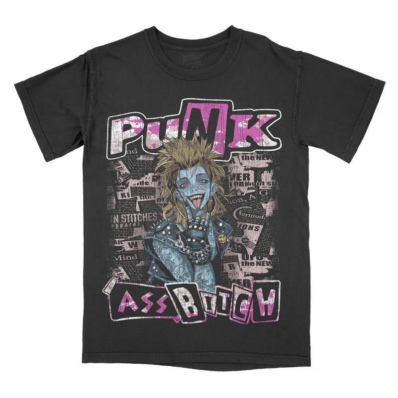 Punk Girl Comfort Colors Unisex T-shirt Gothic Alternative Fashion Punk Rock Hoodie, Sweatshirt | WearSparks.com
