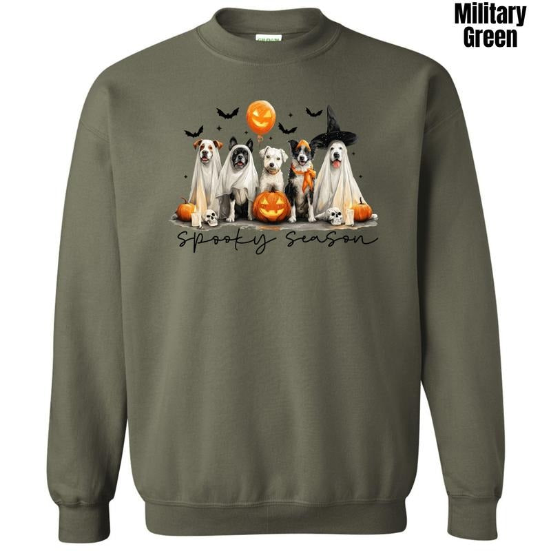 Puppy Spooky Season Sweatshirt 'NLB' T-Shirts, Hoodie | WearSparks.com