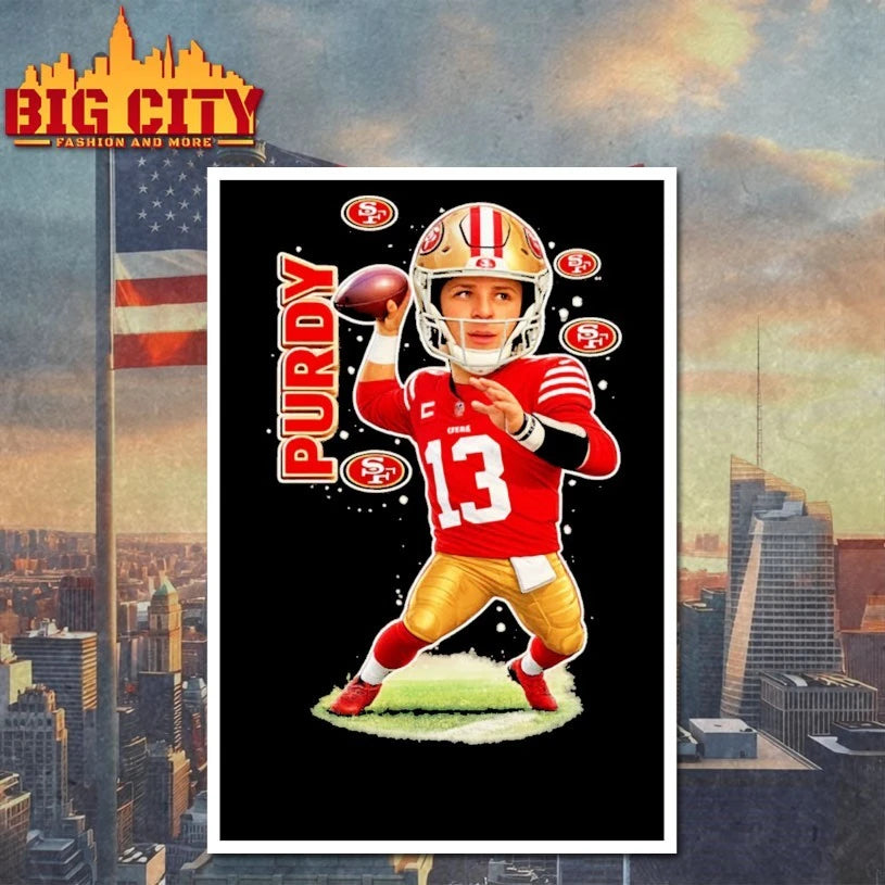 Purdy San Francisco Qb Caricature shirt