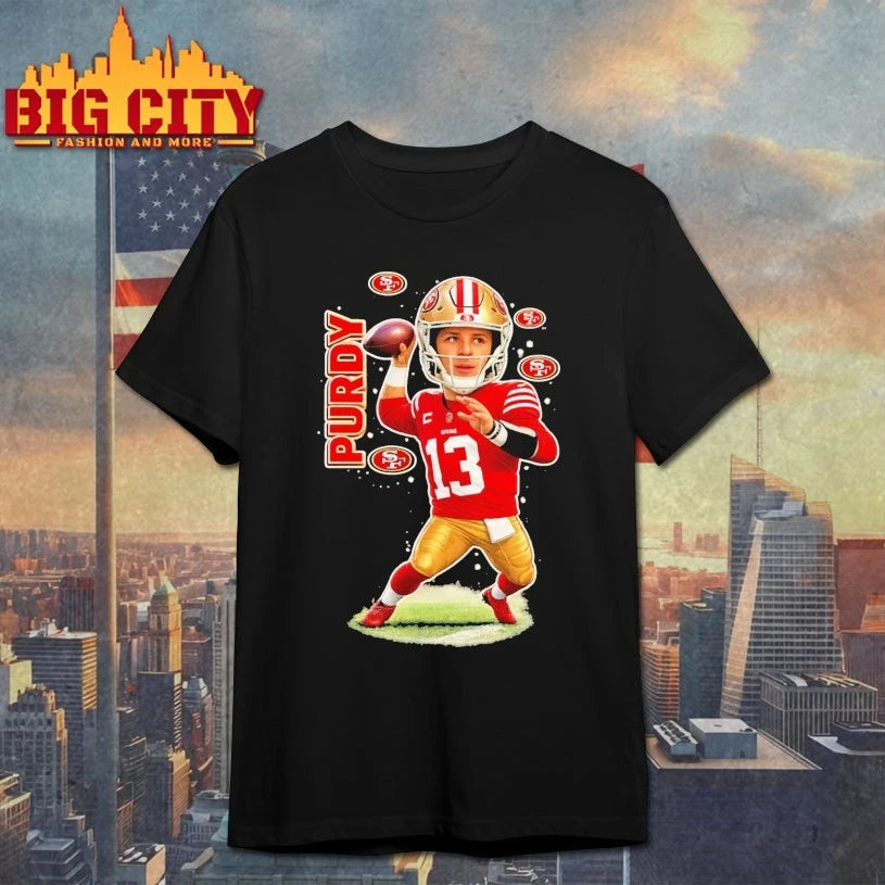 Purdy San Francisco Qb Caricature shirt