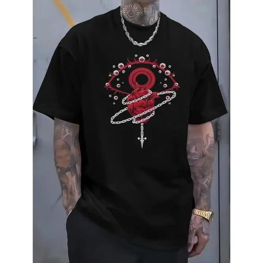 Pure Cotton Men's Short Sleeve T-Shirt