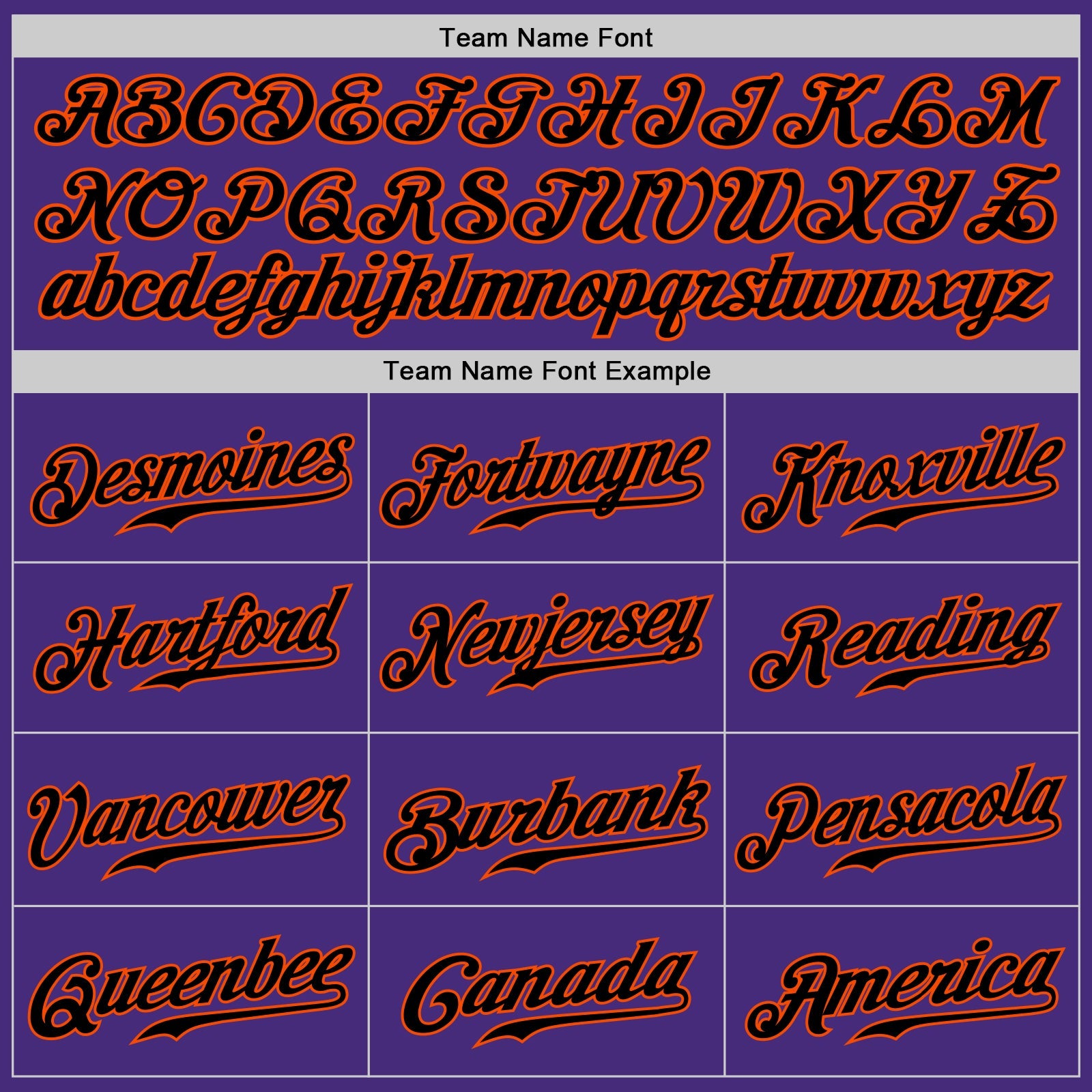 Custom Purple Black-Orange Authentic Baseball Jersey