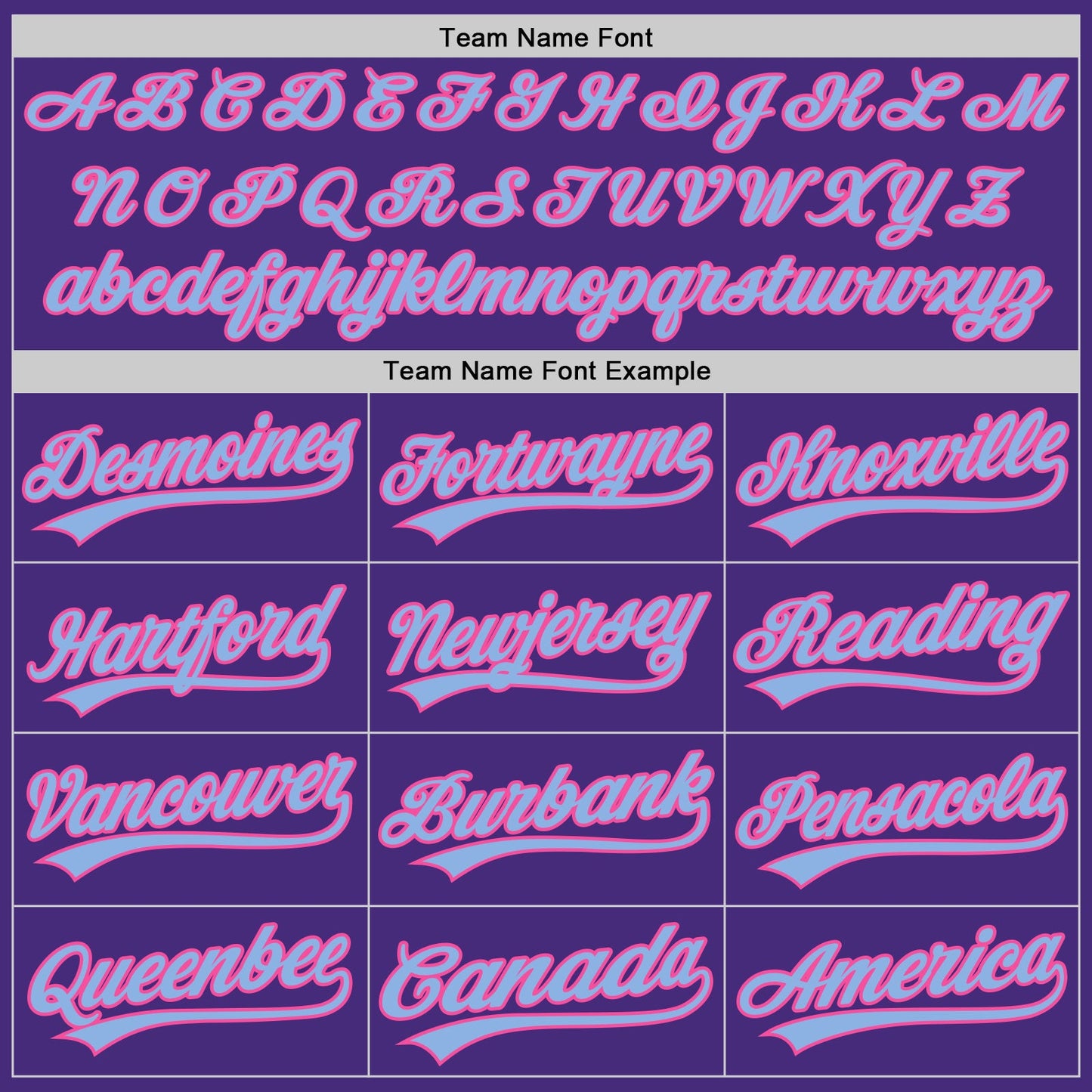 Custom Purple Light Blue-Pink Authentic Baseball Jersey