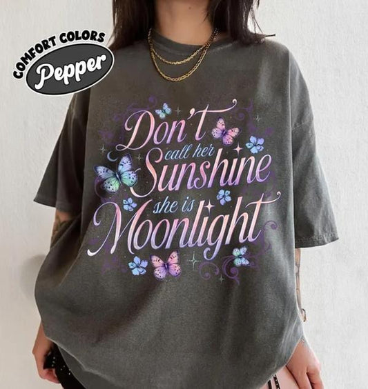 Quicksilver Callie Hart Shirt, Dont Call Her Sunshine Shirt, Moonlight Butterfly Tee, Kingfisher Fan Apparel, Bookish...