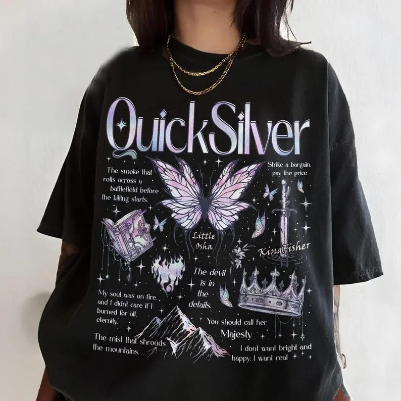 Quicksilver T-Shirt, Little Osha Butterfly T-Shirt, Saeris Fane Kingfisher Inspired Tee, Quicksilver Callie Hart Shirt...