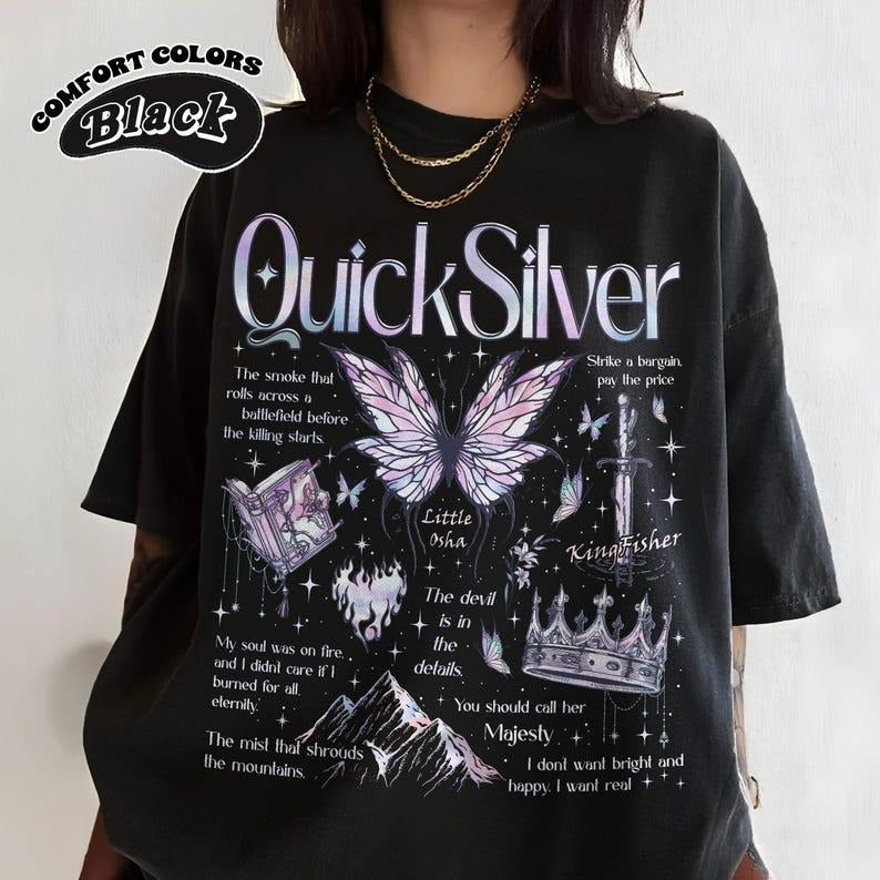 Quicksilver T-Shirt, Little Osha Butterfly T-Shirt, Saeris Fane Kingfisher Inspired Tee, Quicksilver Callie Hart Shirt...