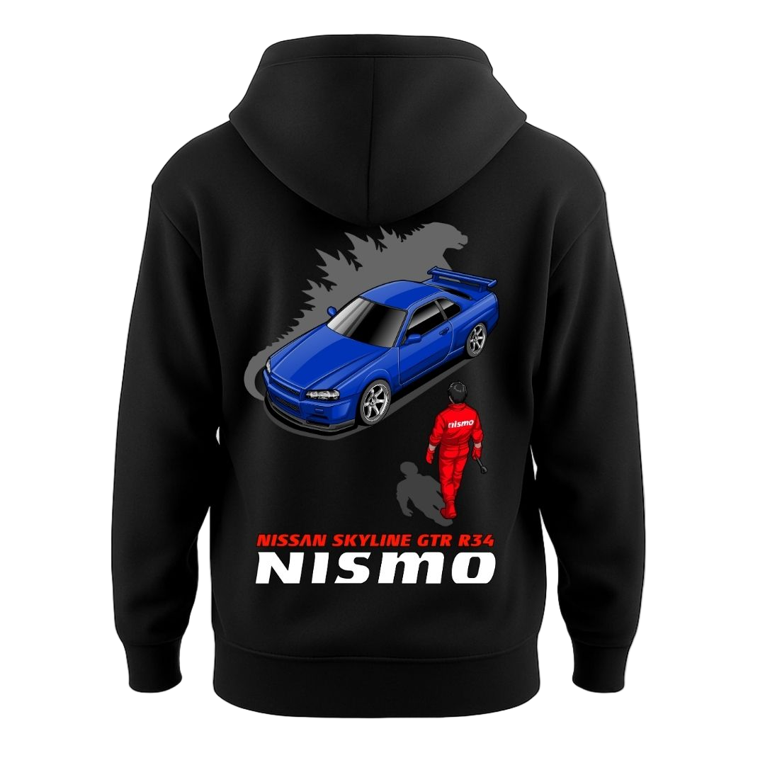 Nissan Skyline GT-R R34 “Godzilla Shadow” – Hoodie T-Shirts, Sweatshirt | WearSparks.com (Image 1)