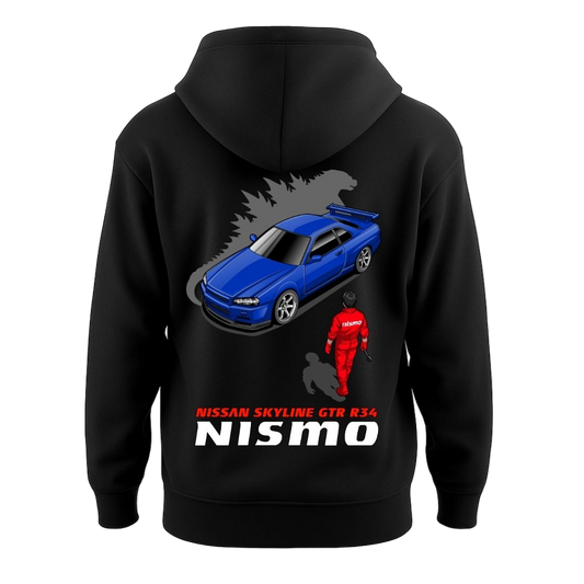 Nissan Skyline GT-R R34 “Godzilla Shadow” – Hoodie T-Shirts, Sweatshirt | WearSparks.com (Image 1)