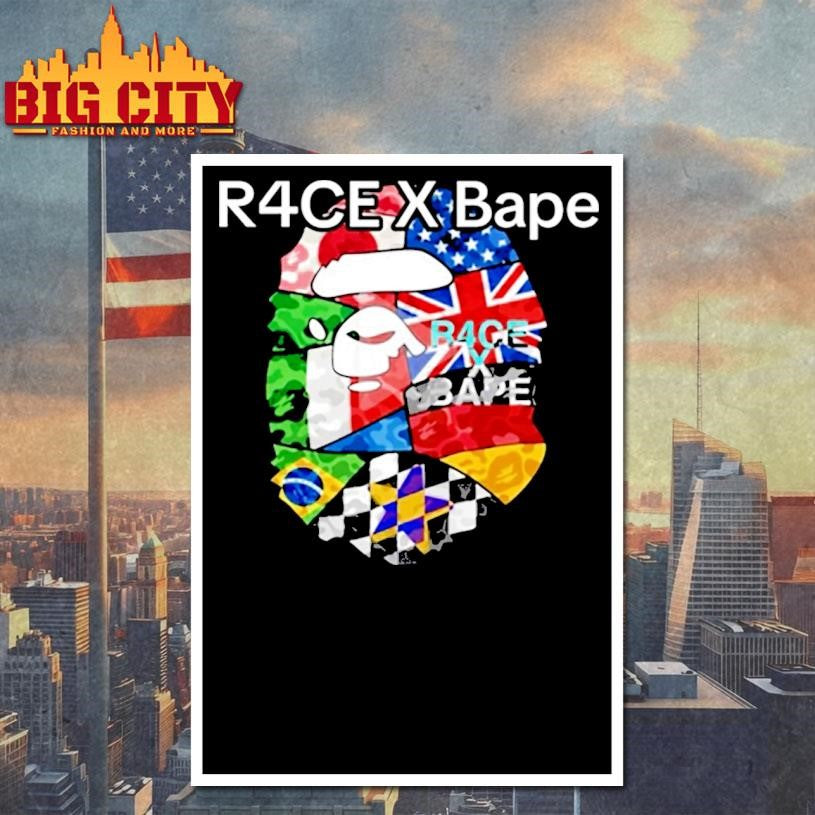 R4ce X Bape Racing Graphic Shirt 2026