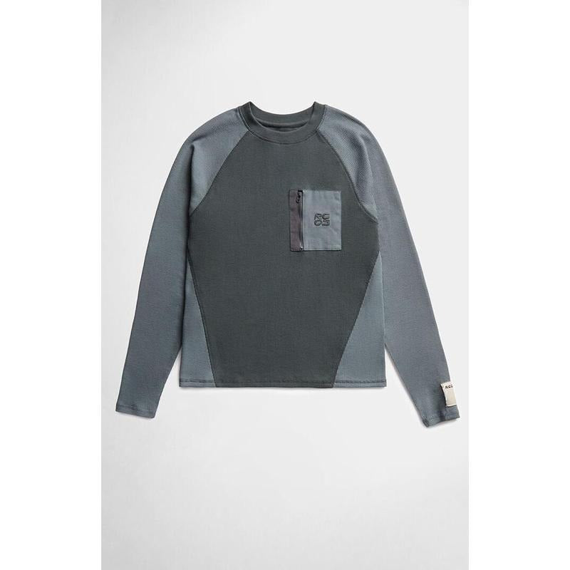 RC Outdoor Supply Men's Patch Pocket Long Sleeve Waffle Knit T-Shirt Hoodie, Sweatshirt | WearSparks.com