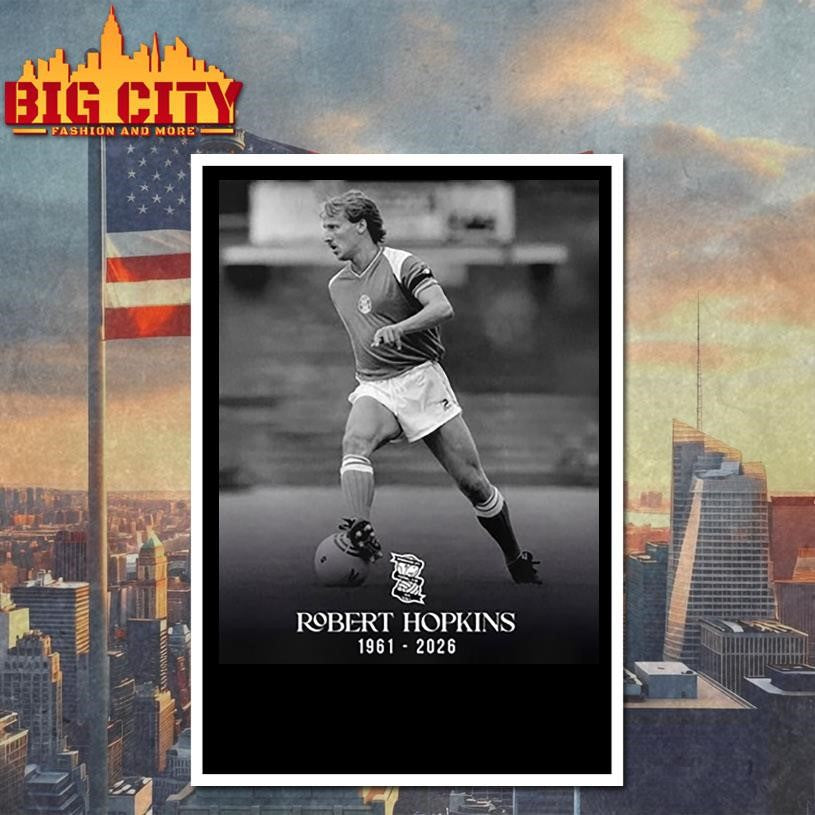 RIP Robert Hopkins Birmingham City FC Legend 1961 2026 Shirt