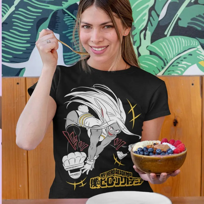 Rabbit Hero Mirko T-Shirt S-4XL Rumi Usagiyama Miruko Bnha Mha My Hero Academia Hoodie, Sweatshirt | WearSparks.com