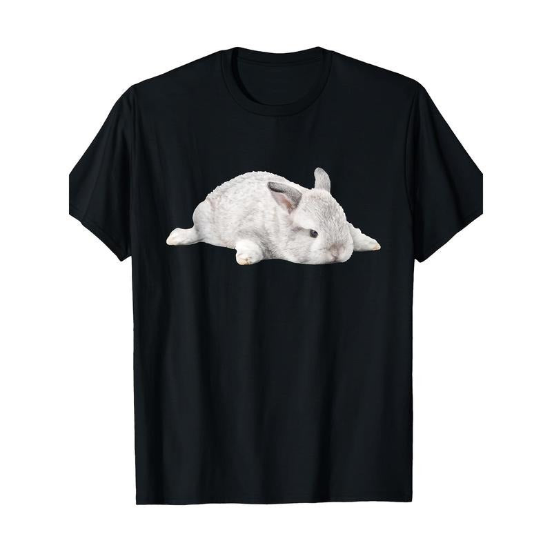 Rabbit Sketch - Bunny Lover Zookeeper Farmer Veterinarian 220g 100% Cotton T-Shirt made in usa Hoodie, Sweatshirt