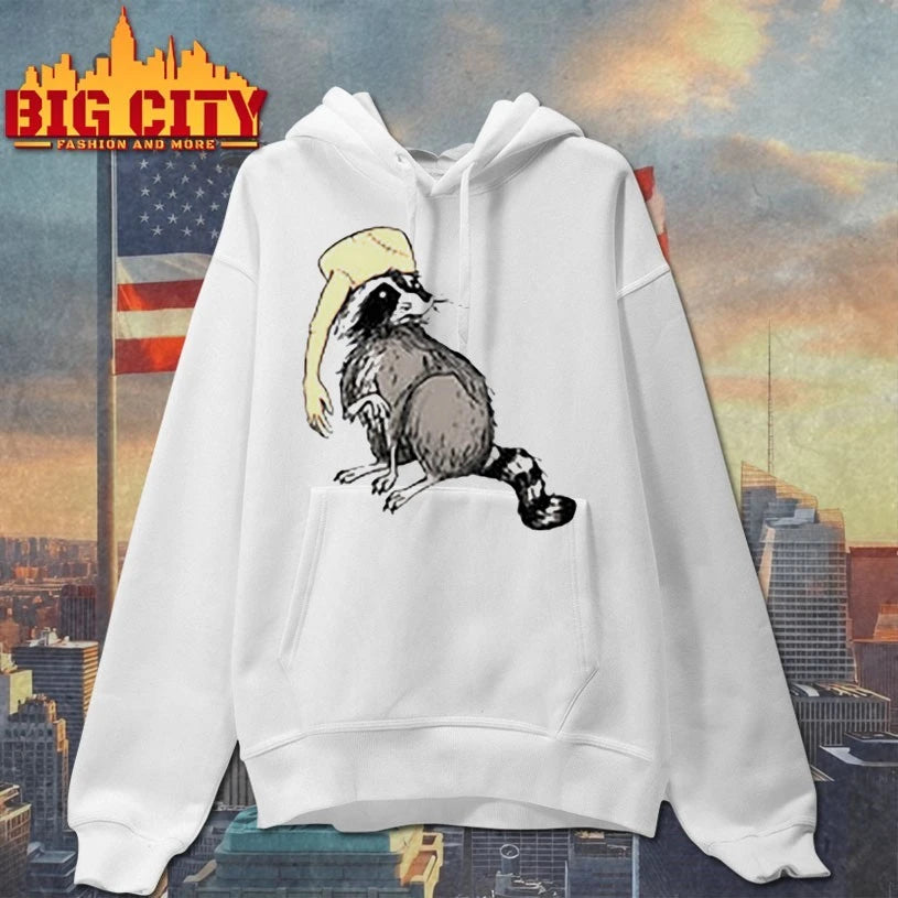 Raccoon Wearing A Hat Human Arm Meme shirt