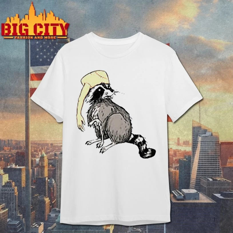 Raccoon Wearing A Hat Human Arm Meme shirt