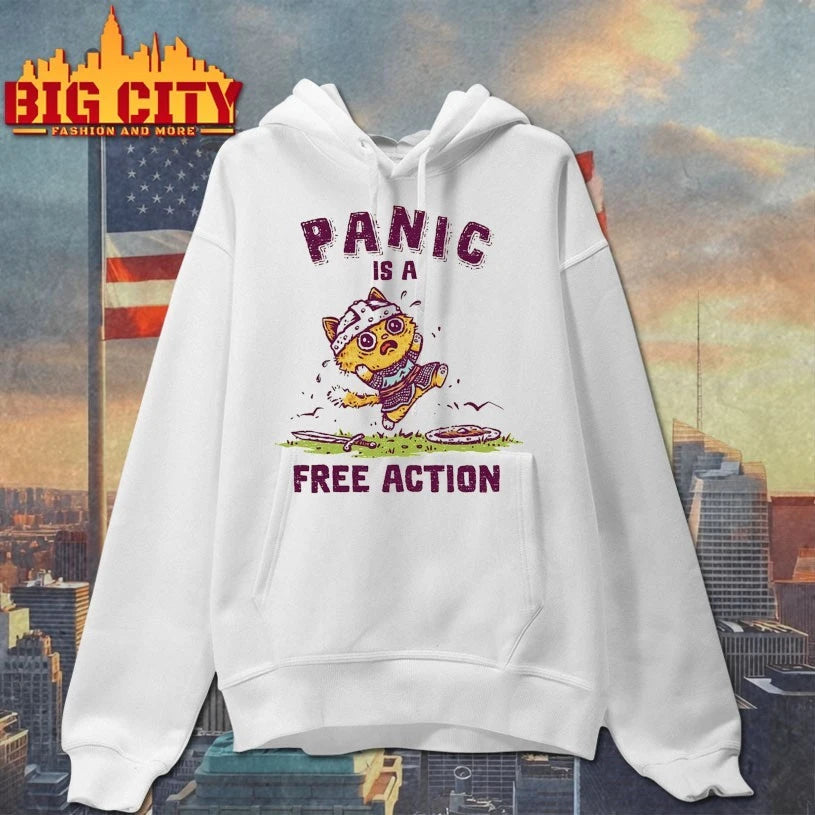 Racoon Panic Is A Free Action shirt