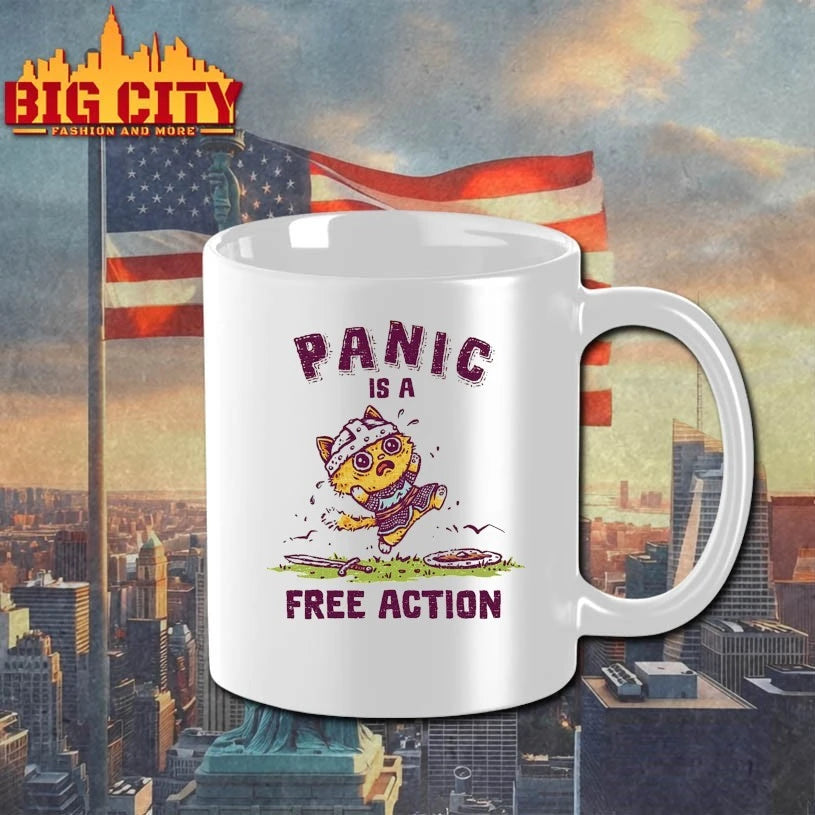 Racoon Panic Is A Free Action shirt
