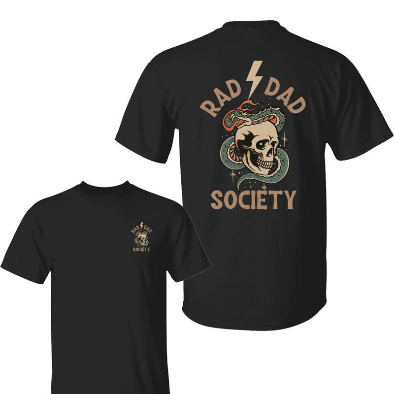 Rad Dad Society T-Shirt, Cool Dad Club, First Fathers Day Present, Papa Of Boys, Gift For Husband, Daddy T-shirt, ...