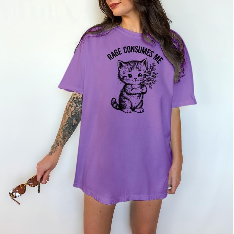 Rage Consumes Me - T-Shirt, Unisex T-Shirt, Funny Tee, Comfortable Shirt, Halloween Theme Hoodie, Sweatshirt | WearSparks.com