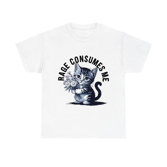 Rage Consumes Me Funny Kitty Unisex T-shirt Hoodie, Sweatshirt | WearSparks.com