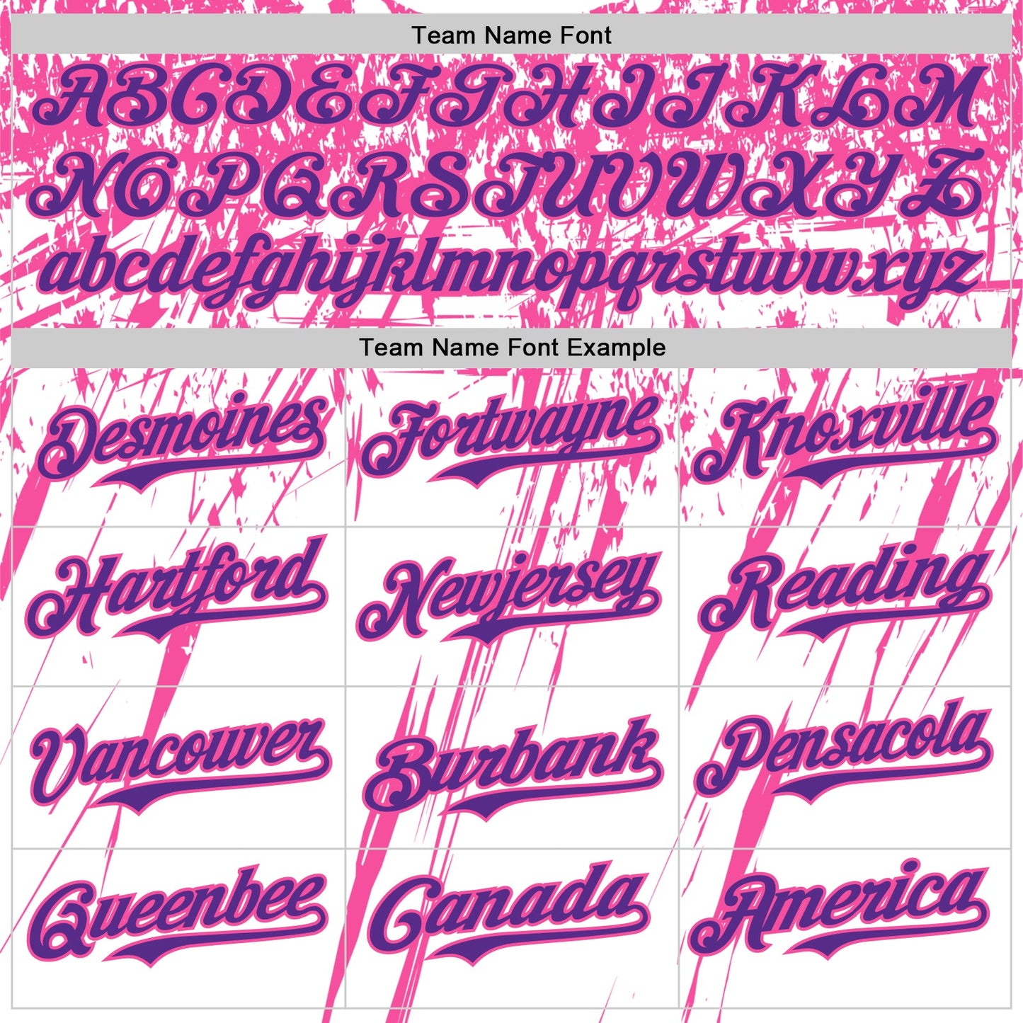 Custom White Purple-Pink Splatter Brush Stroke Star Raglan Sleeves Authentic Baseball Jersey