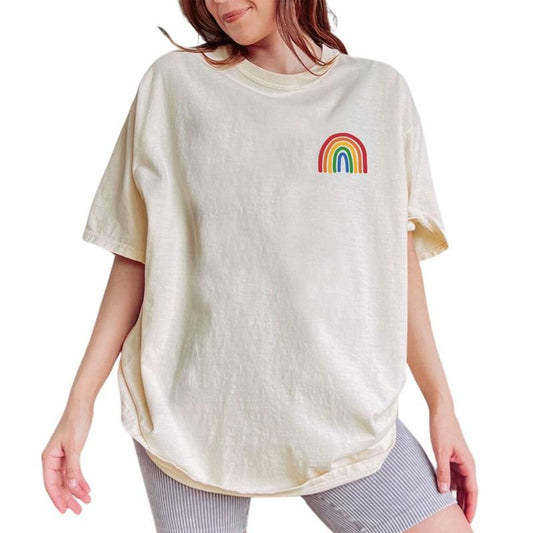 Rainbow Shirt, LGBTQ Graphic Printed Tee, Pride Month Unhinged Shirt, Pride T-shirt, Rainbow Flag Tee, Human Rights...