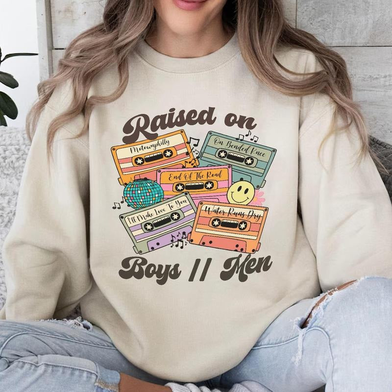 Raised On Boy II Men Tshirt, Sweatshirt, Hoodie | WearSparks.com