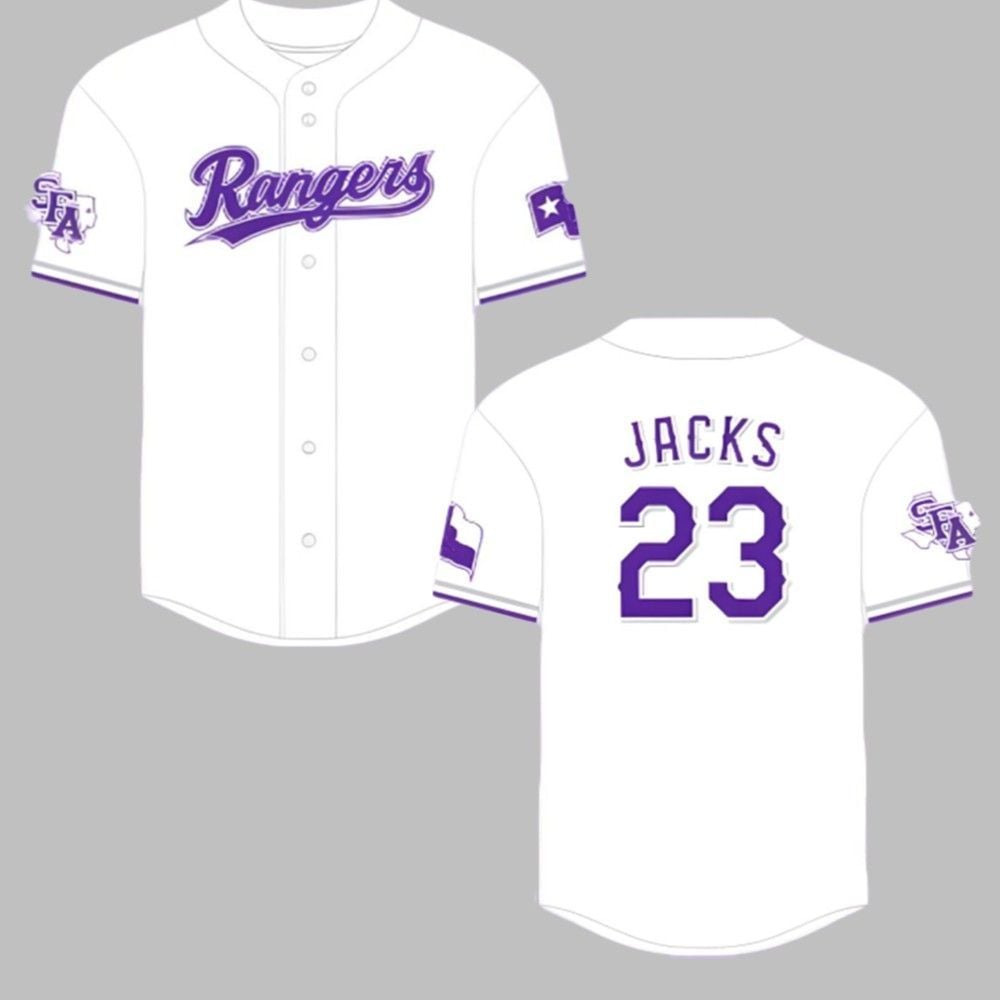 Rangers Stephen F Austin University Jersey Giveaway 2025 - Grishko.com T-Shirts, Hoodie, Sweatshirt (Image 1)