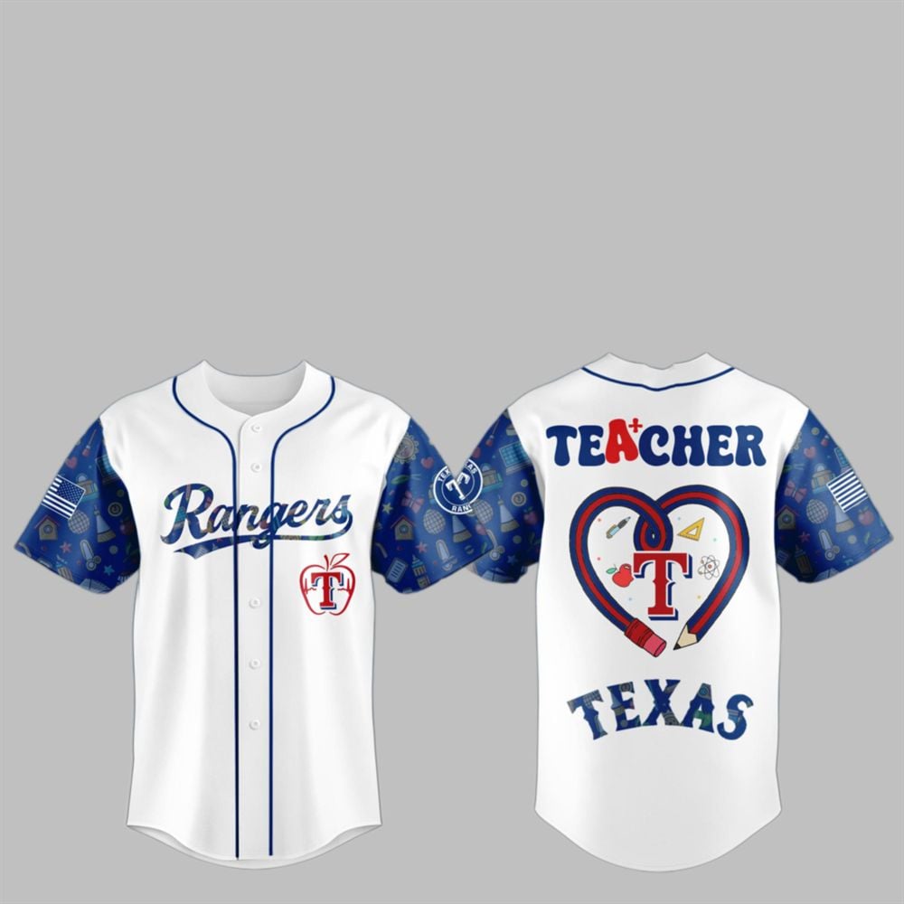 Rangers Teacher Appreciation Week Jersey 2025 - Grishko.com T-Shirts, Hoodie, Sweatshirt | WearSparks.com (Image 1)