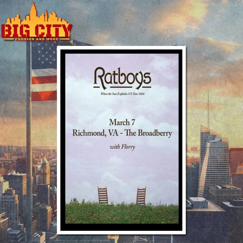 Ratboys Mar 7 2026 The Broadberry Richmond VA Poster shirt