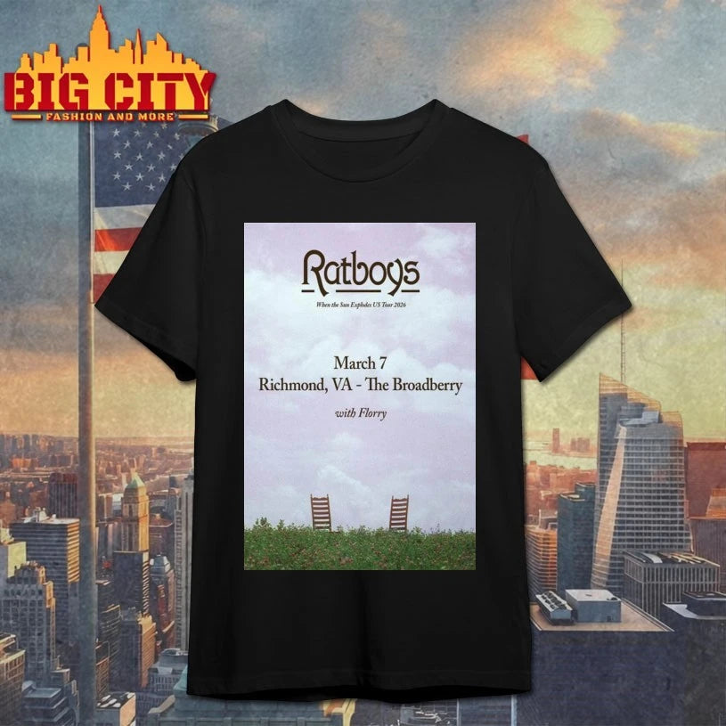 Ratboys Mar 7 2026 The Broadberry Richmond VA Poster shirt